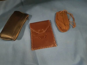 Tabakbeutel Leder + Tasche + Pfeifentasche - Bild 1 von 2
