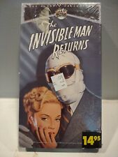 THE INVISIBLE MAN RETURNS VHS VIDEO FACTORY SEALED NEW Horror Vincent Price RARE