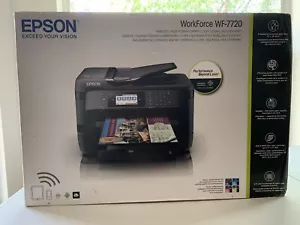 Epson WorkForce WF-7720 Inkjet Printer 13”x19” Wide Format. - Picture 1 of 5