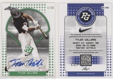 2018 Leaf Perfect Game National Showcase Green /10 Tyler Williams #BA-TW2 Auto