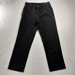 Pantalone uomo George gamba dritta nero piatto davanti kaki taglia effettiva 30x28 - Foto 1 di 6