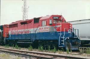 Foto treno RLHH Southern Ontario Railway RLK 2210 GP35 treno ferrovia America 4 x 6 - Foto 1 di 2