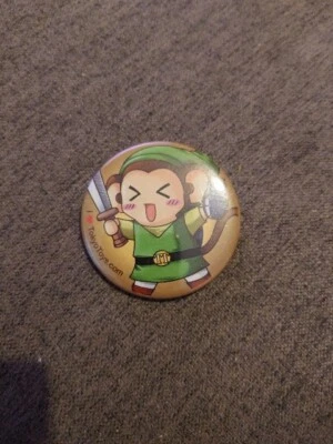 Tokyo Toys Coco Monkey Link The Legend of Zelda Badge - Image 1 of 4
