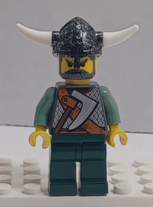 Lego vik012 Viking Warrior Mini figure- Vikings- Helmet/Viking armor - Picture 1 of 2