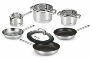AmCook Senna S10 plus 10-teiliges Topfset mit Gourmetdeckel für alle Kochstellen - Bild 1 von 2