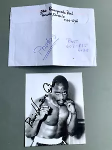 RUBIN 'HURRICANE'CARTER (†2014) Box-Legende signed Foto 10x12 Autogramm+Umschlag - Bild 1 von 1