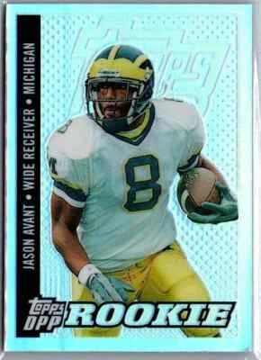 2006 Topps Draft Picks & Prospects Jason Avant RC Refractor #114 NM/MT MICHIGAN - Image 1 of 2