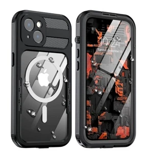 Funda magnética MagSafe impermeable a prueba de golpes para Apple iPhone 14/14 Plus - Imagen 1 de 10