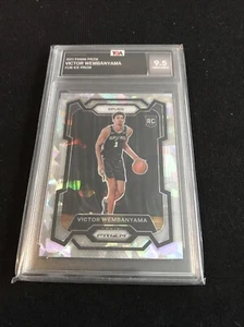 Victor Wembanyama 2023 Prizm Silver Ice Rookie RC #136 TGA 9,5 gema como nueva - Imagen 1 de 2