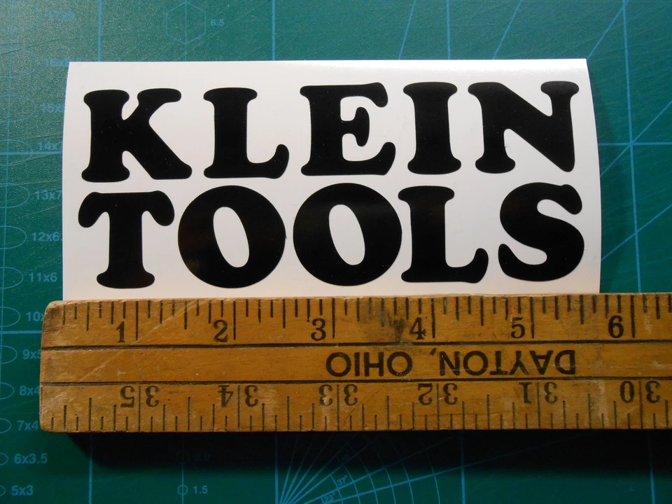 DD Klein Tools Logo Decal Sticker Electrician Journeyman 5.5" 7.5" 11" Lineman HVAC