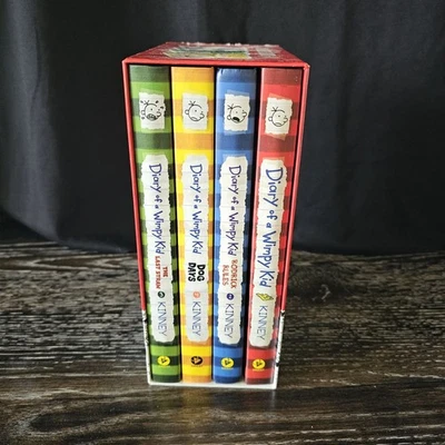 Diary of a Wimpy Kid Box Set by Jeff Kinney 1-4 - Image 1 of 4