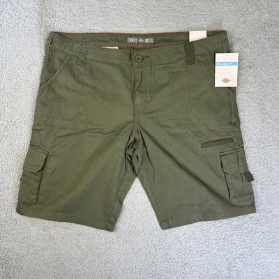 Pantalones Cortos Carga Dickies Mujer 18 Verde Ejército Relajado Senderismo Camping Sendero Trabajo NUEVO Foto 1 de 4