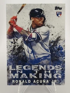Ronald Acuna Jr. Rookie Legends In The Making 2018 Topps #LITM-1 Atlanta Braves - Bild 1 von 2