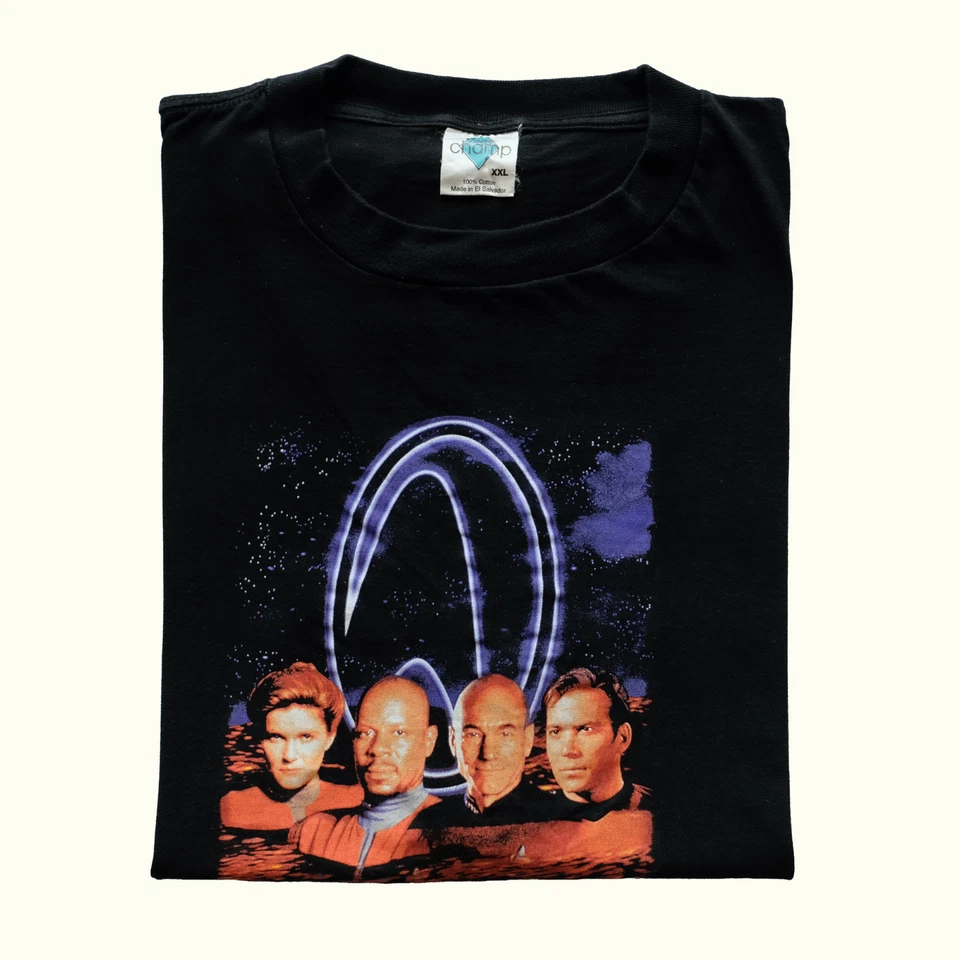 STAR TREK 30 YEARS PARAMOUNT PICTURES VTG 90s MOVIE PROMO T SHIRT SZ XXL 1995 - Image 1 of 4