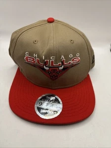 Chicago Bulls New Era High Crown 9Fifty Snapback Mütze braun rot Jack Messer - Bild 1 von 10