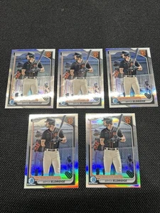 Lotto 5 carte rifrattore Bowman Chrome Bryce Eldridge 2024 giganti - Foto 1 di 11