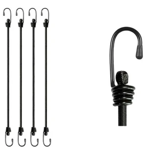 Heavy Duty Elastic Bungee Cords with Hooks for Outdoor and Camping Use - Picture 1 of 9