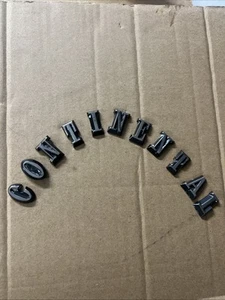 Lincoln CONTINENTAL Trunk Letters Emblems (ALL LETTERS) - Picture 1 of 2