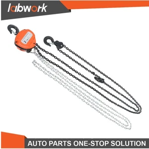 Labwork 2 Ton/4400 lbs Capacity 10 FT Steel Hand Chain Hoist 360° Swivel Hook - Picture 1 of 14