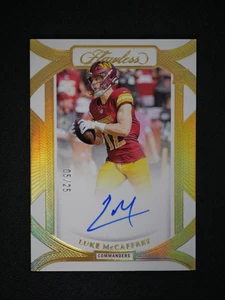 2024 Panini Flawless #RFS-LMY Luke McCaffrey Rookie Frame Signatures #/25 - Picture 1 of 2
