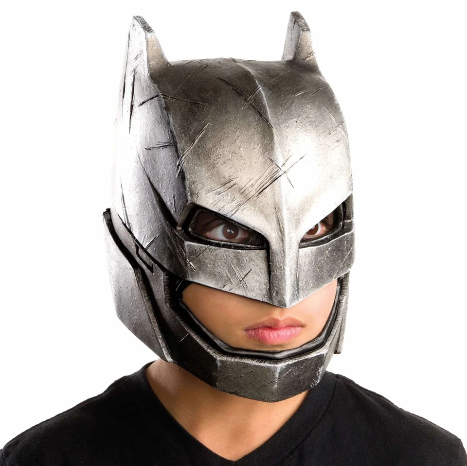 Armored Batman v Superman Dawn of Justice Superhero Boys Costume 3/4 Vinyl Mask - Image 1 of 1
