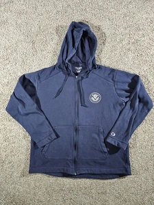 Felpa con cappuccio Champion Autentica Fullzip Dipartimento della Sicurezza Nazionale L - Foto 1 di 11