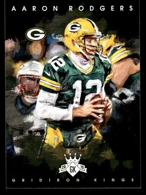2015 Panini Gridiron Kings #63 Aaron Rodgers Green Bay Packers - Image 1 of 2