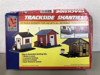 Life-Like 1348 HO Trackside Shanties (3) - Image 1 of 2