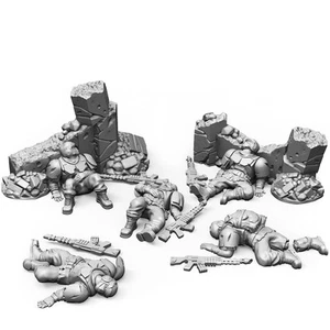 TROPAS ALFA SOLDADOS MUERTOS (5U) - Imagen 1 de 9