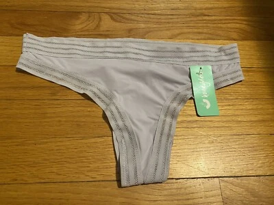 Tanga Honeydew para mujer íntima con ribete de encaje talla mediana Foto 1 de 2