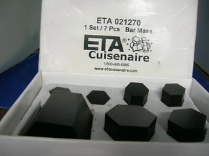 ETA Cuisenaire 021270 7pc Hexagonal Bar Mass Weight Set - Picture 1 of 4