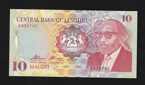 Lesotho 10 Maloti, 1990, P-11, Uncirculated Banknote - Picture 1 of 2