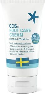CCS Foot Care Cream for Dry Skin and Cracked Heels - Foot Cream with 10% Urea &