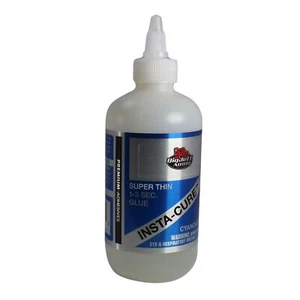 Big Jeff Audio 1/2 to 8 oz Insta-Cure CA Water-Thin, Fast-Acting Adhesive - Picture 1 of 19