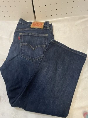 Levi Strauss 559 Blue Denim Capri Women Sz 33 25.00 - Image 1 of 3