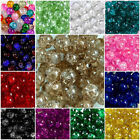 100 x 8 mm, 50 x 10 mm~ROUND~CRACKLE~GLASS BEADS~CHOOSE COLOUR~1.3 MM HOLE Appr.