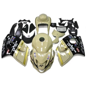 ABS Bodywork For Suzuki GSXR1300 Hayabusa 2008-2020 Light Brown Black Fairings - Picture 1 of 8