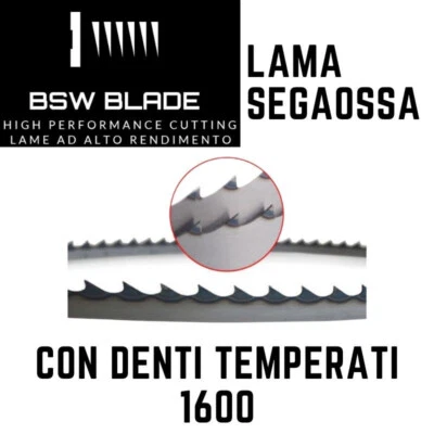 BSW BLADE Lama a nastro 1600 inox segaossi