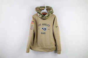 Nike On Field Boys Medium Salute To Service Los Angeles Rams Football Hoodie - Picture 1 of 18