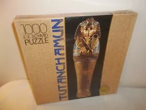 Vtg Sealed KING TUT TUTANCHAMUN FX Schmid Exclusive 1000 Piece Jigsaw Puzzle - Picture 1 of 10