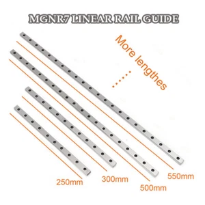 1PC MGN7R Linear Guide Slide Rail Way L=100mm-600mm for CNC Kit XYZ Axis DIY - Picture 1 of 5