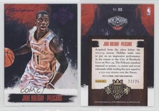 2013-14 Panini Court Kings Masterpieces Purple /25 Jrue Holiday #22