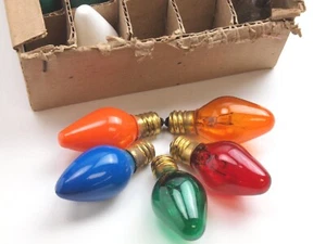 Vintage Christmas Light Bulbs 18 count - Picture 1 of 3