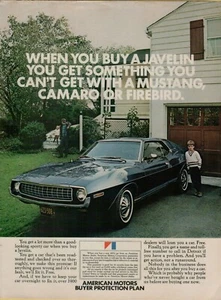 1972 American Motors AMC Javelin Blue Coupe Fix it Free Photo VINTAGE PRINT AD - Picture 1 of 2