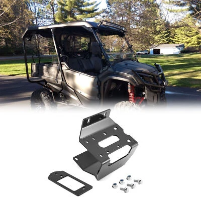 Kit de soporte de placa de montaje de cabrestante de acero de alta resistencia para Honda Pioneer 1000/1000-5/-6 Foto 1 de 4