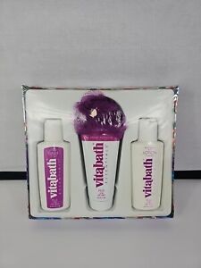 1- 4 Piece Gift Set - VitaBath Essentials - Jasmine Soft Musk - Holiday Set NOS
