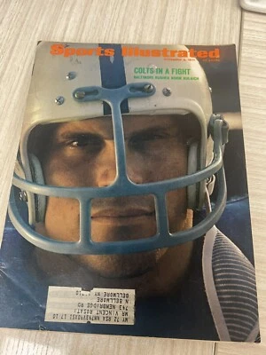 Baltimore Colts In A Fight - Norm Bulaich  Sports Illustrated Nov 9, 1971  - Image 1 of 2
