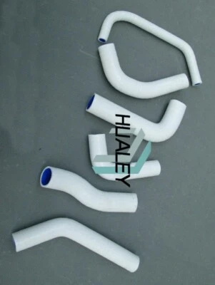 Manguera de radiador de silicona blanca Fit 2000-2009 Honda XR650R XR 650R XR 650 R 2001 Foto 1 de 4
