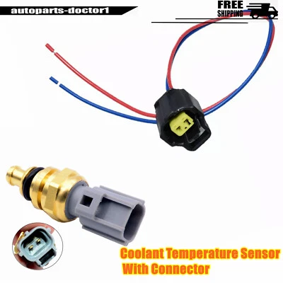 New Coolant Temperature Sensor W/ Connector For Jaguar Land Rover 2005-2010 US Foto 1 de 4
