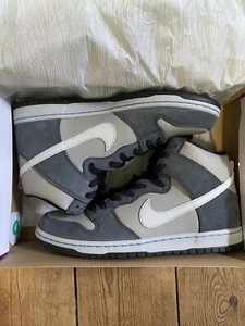 Size UK 10 - Nike Dunk High Pro SB Medium Gray 2021 - Picture 1 of 1